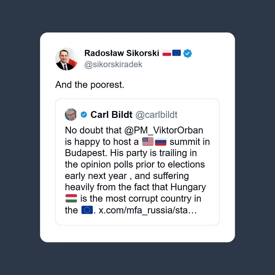 Zenzowaty - #polityka #wegry #polska #sikorski