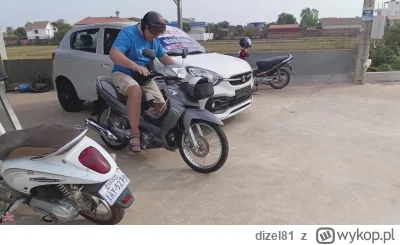 dizel81 - Mumin kupił swój wymarzony skuter za 650$ używany, jakiś Suzuki Viva 125, n...