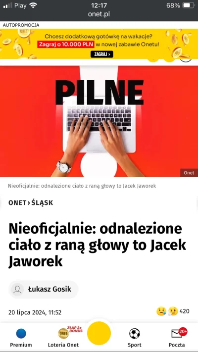 iwunio - Oficjalny koniec mistrzostw, badania DNA potwierdziły że to Jacek Jaworek. P...