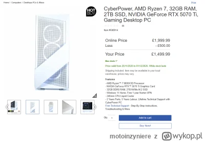 motoinzyniere - Jakby ktoś szukał peceta to jest fajny deal w Costco w UK. #uk #pcmas...