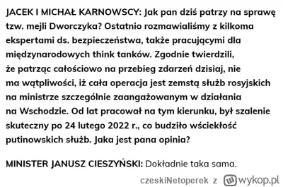 czeskiNetoperek - Karnowscy umieją tak zadać pytanie, że politykowi PiSu nie zostaje ...
