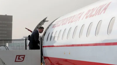runnerrunner - Z przyczyn technicznych Boeing 737 z prezydentem, polską delegacją i d...