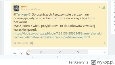 TenXen47 - Oburzaj się o nazywanie konfy onucami po czym w ramach ich obrony daj 1 do...