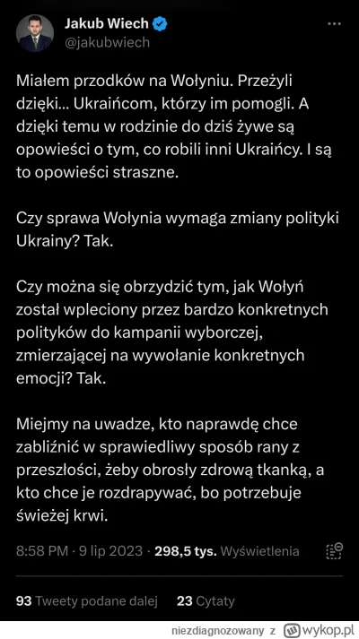 niezdiagnozowany - Jakub Wiech. Ekspert. Bez dwóch zdań. #ukraina