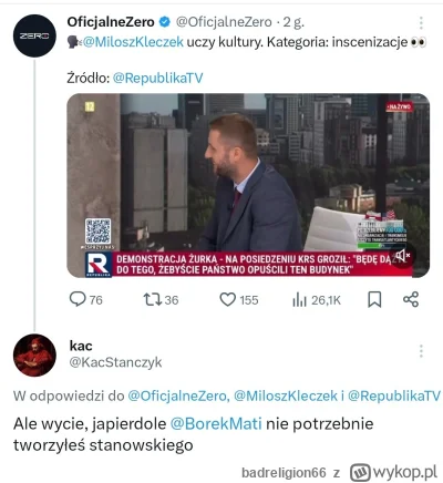 badreligion66 - #polityka Borek coś ty narobił xD
