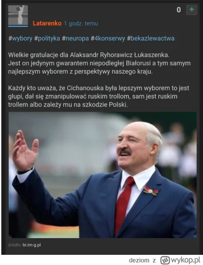 deziom - >@MM16: Mądry dziadek.

@Latarenko: