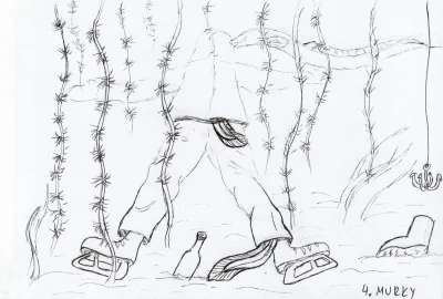 jedennadziesiec - #inktober #rysujzwykopem #zmarnowanypapier
Gniot na dzisiaj, prosto...