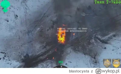 blastocysta - Jeszcze jeden ruSSki T-72B3 vs dron.
#wojna #ukraina #kacapskiegowno