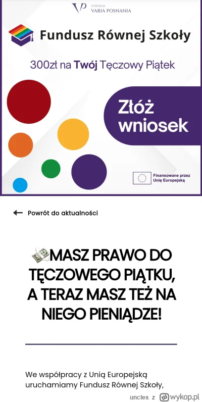 uncles - Jak tam rodzice? Uśmiechnięci, zwarci i gotowi? To wprowadzamy piąteczki.
( ...