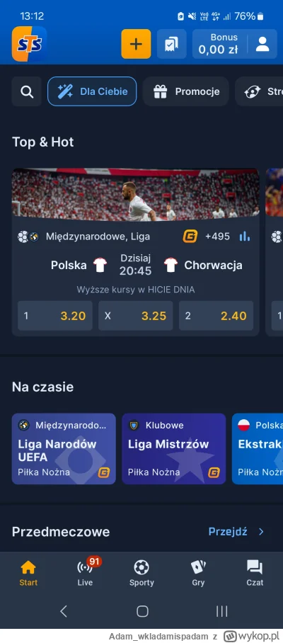 Adam_wkladamispadam - Skąd tak wysoki kurs na Chorwacje? #bukmacherka