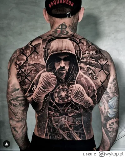 Deku - daily reminder że ćpańcula wytatuował sobie bagietsona na plecach 
#famemma