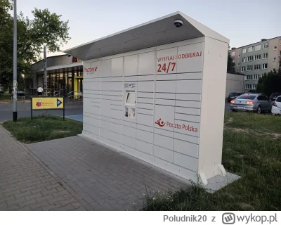 Poludnik20 - 11 czerwca 2024 r.
Pierwszy jaki spotkałem automat paczkowy Poczty Polsk...
