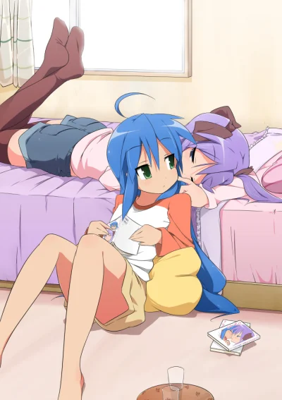 psspspspsp - #anime #randomanimeshit #yuri #luckystar #konataizumi #kagamihiiragi