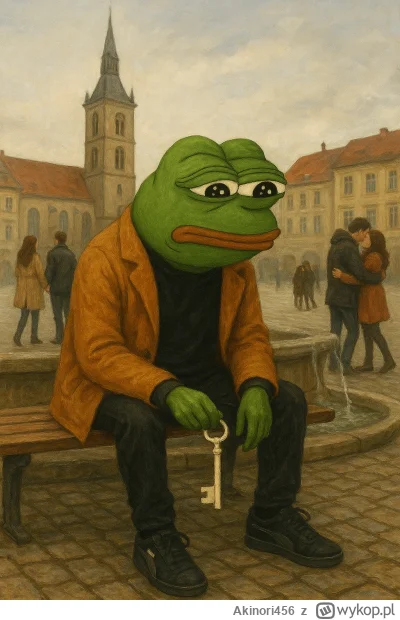 Akinori456 - ♬ Znáš každý chrám, kašnu i náměstí.
Já v dlani mám od tebe klíč pro ště...