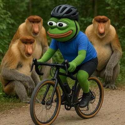 Sandevistan - Uwielbiam jeździć rowerem po wioskach. Wszyscy wtedy przerywają to co r...