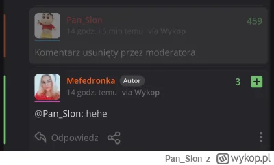 Pan_Slon - @Mefedronka: lol baby już nie można docenić bo moderator się zesral :/