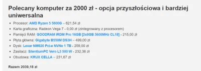 testosterone_enanthate - benchmark.pl proponuje sensowny komputer za 2k +-100zł, czy ...