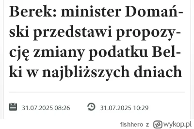 fishhero - Mamy to! Jest zapowiedź przedstawienia  komunikatu w sprawie pomysłu propo...