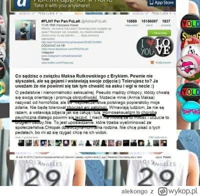 alekongo - @opijanie: ten sie chociaz w miare kulturalnie wypowiedzial, nie to co kol...