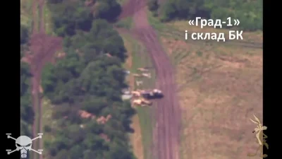 Swierzop_Bursztynowy - rosyjskie zestawy Uragan i Grad obrywają rakietami z głowicą t...