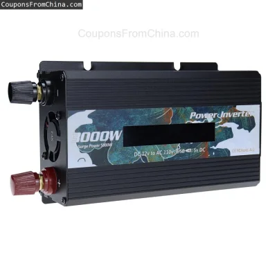 n____S - ❗ 3000W High Power 12/24V Inverter
〽️ Cena: 39.99 USD (dotąd najniższa w his...