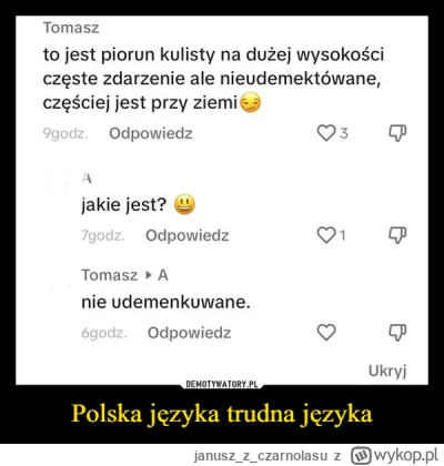 januszzczarnolasu - #jezykoplski #heheszki 
To je amelinum...