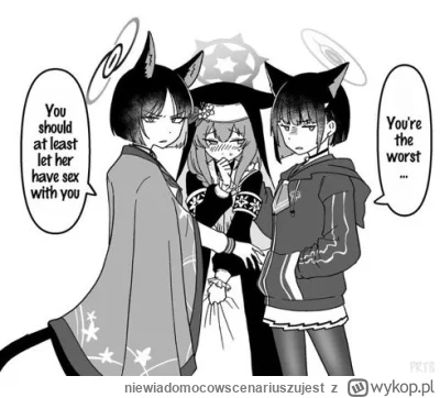 niewiadomocowscenariuszujest - #bluearchive #anime #randomanimeshit #kikyou #kazusa #...