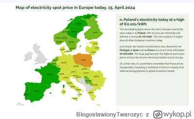 BlogoslawionyTwarozyc - >A możesz podać te kraje o których piszesz i ceny energii w n...