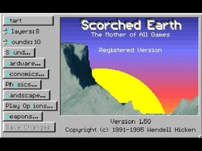 RoeBuck - Gry, w które grałem za dzieciaka #9

Scorched Earth

#100gierdzieciaka --->...