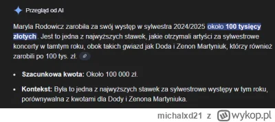 michalxd21 - @DuchZoliborza: mam nadzieję że jej Górniak, Zenkowi i innym Roksanom Wę...