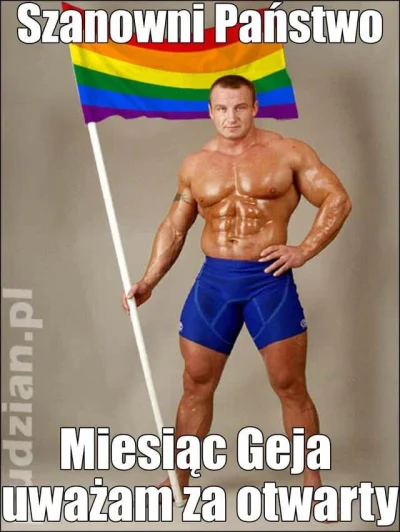 Majk_ - A po głosowaniu na patriotów chodziliśmy na Marsze Równości. 

Wesołego Geja ...