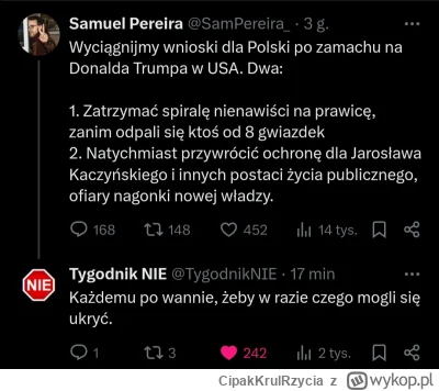 CipakKrulRzycia - #tygodniknie #trump #polityka #heheszki