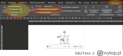 luk21asz - @PtactwaWiele: AD. 1 Po wklejeniu muzyki na slajd, pojawi się dodatkowa za...