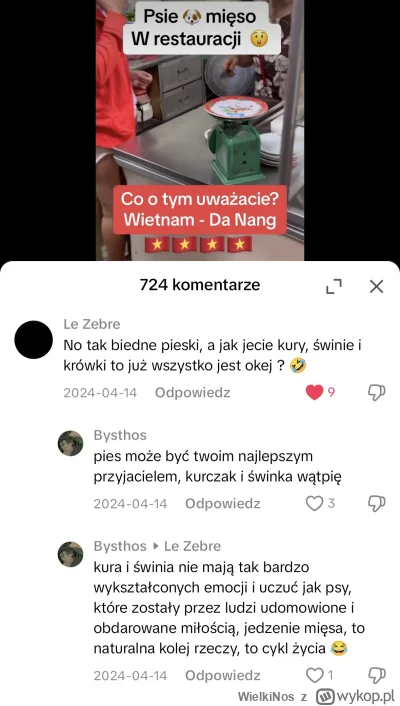 WielkiNos - Jeszcze to śmieszne przekonanie psiarzy, że zwierzęta gospodarskie nie mo...