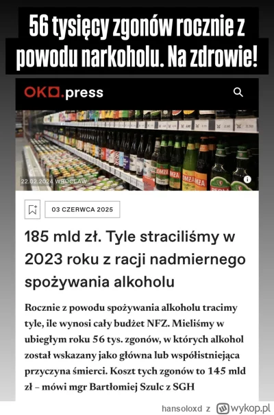 hansoloxd - ALE PO CO PODNOSIĆ AKCYZĘ??? WOLNOŚĆ!!! #bekazprawakow #alkoholizm