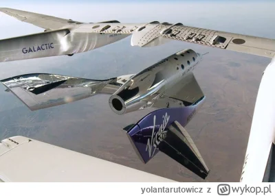 yolantarutowicz - Dziś ostatni testowy start rakietoplanu firmy Virgin Galactic przed...