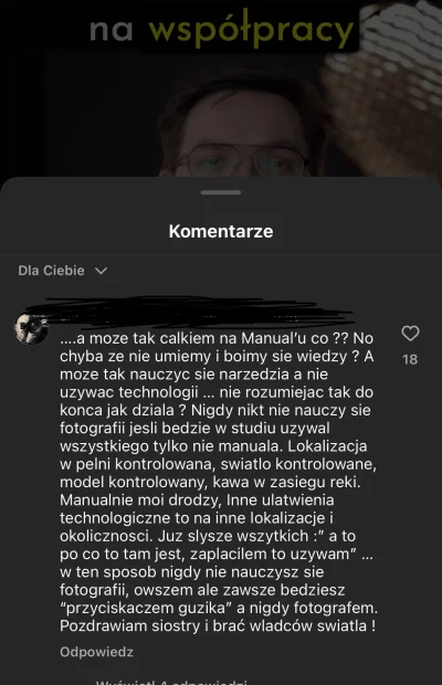 Iskaryota - Robiąc fotografię portretową w kontrolowanych warunkach pamiętaj, że masz...