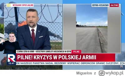 Miguelos - Ja p*erdole, TV Republika już wykorzystuje katastrofę Bielika do szerzenia...