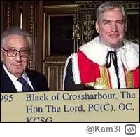 Kam3l - Zdjęcie (Lord Black z Kissingerem. członek Towarzystwa Pielgrzymów w 2002 rok...