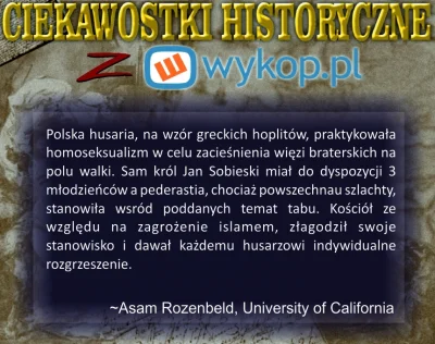 Lolenson1888 - @Trzesidzida: Ciekawostki historyczne z wykop.pl to była wspaniała ser...