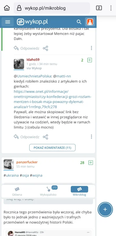 Nieszkodnik - #wykop20 #moderacja #admin

Hej @wykop, @m_b,  to jakiś nowy fjuczer_ w...