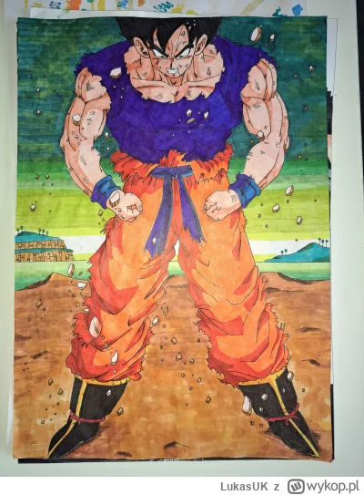 LukasUK - Jest więcej czasu to można testować nowe mazaki.
#rysujzwykopem #dragonball