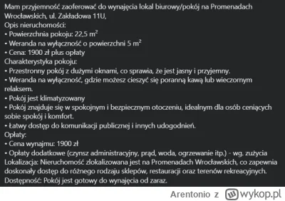 Arentonio - Wrocław widzę stabilnie XD

1900 za pokój z 2 randomowymi ludźmi, to pewn...