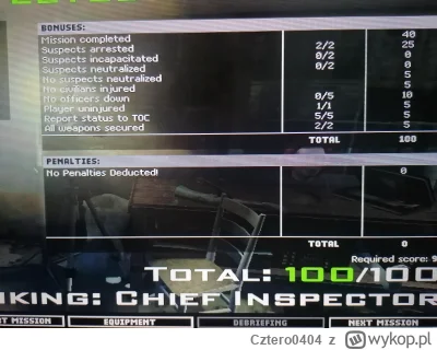 Cztero0404 - Cztero ile masz punktów? Wszystkie ( ͡° ͜ʖ ͡°) 100 pkt w SWAT4 na elicie...