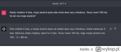 baidu - @cppguy: GPT-3.5 zostalo udostepnione juz prawie 4 miesiace temu, to staroc j...