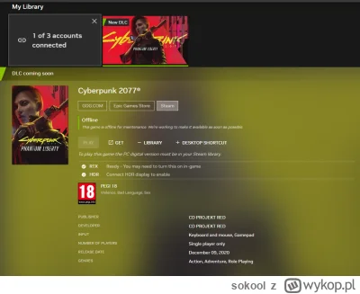sokool - @d3m_: mam na Steam i mam jak na screenie... nawet w podstawke nie moge zagr...