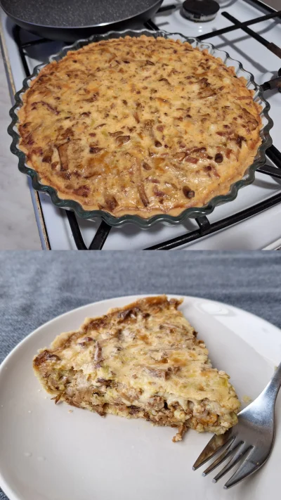 caramelcenter - Sezon na kureczki, czas na tartę z kurkami, boczkiem i porem

#gotujz...