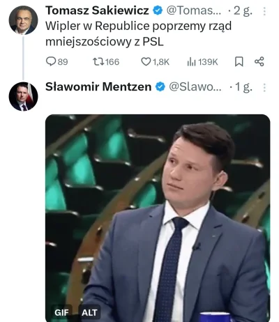 Nighthuntero - >Dzień po drugiej turze Wipler ogłasza, że konfa poprze rząd mniejszoś...