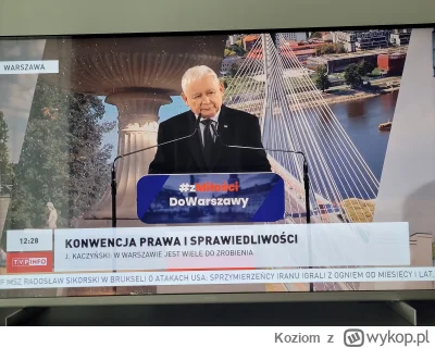 Koziom - TVP transmituje konwencje PiSu. Ale pamiętajcie, to jest ta sama propaganda ...