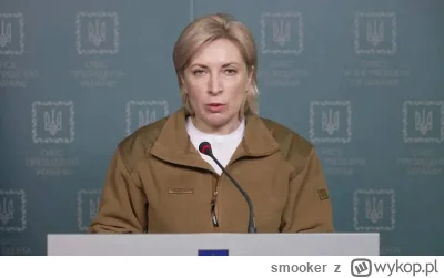 smooker - #ukraina #polska #wojna #ue 
Ukraińska wicepremier Iryna Vereshchuk powiedz...